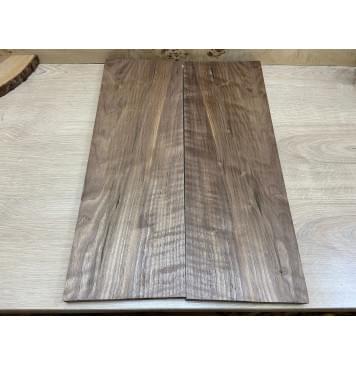 Орех Американский Волнистый заготовка на топ Смешанный А Волна А 20х189х535 мм - 2 шт. (книжкой)-3