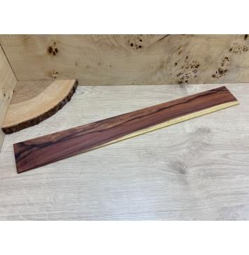 Эбен Красный заготовка накладки для электрогитары Смешанный ААА 7х75х590 мм-0