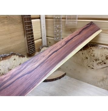 Эбен Красный заготовка накладки для электрогитары Смешанный ААА 7х75х590 мм-1