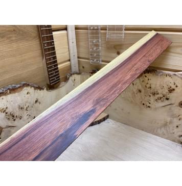 Эбен Красный заготовка накладки для электрогитары Смешанный ААА 7х75х590 мм-2