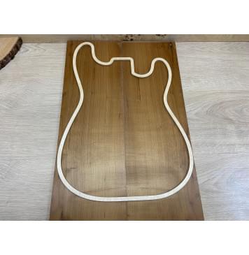 Клён Белый (Печёный) заготовка на топ Смешанный А 9х174х555 мм - 2 шт.(книжкой)-2