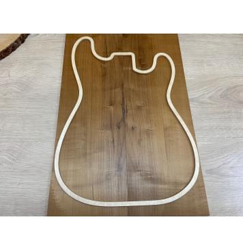 Клён Белый (Печёный) заготовка на топ Смешанный А 8х174х540 мм - 2 шт.(книжкой)-2