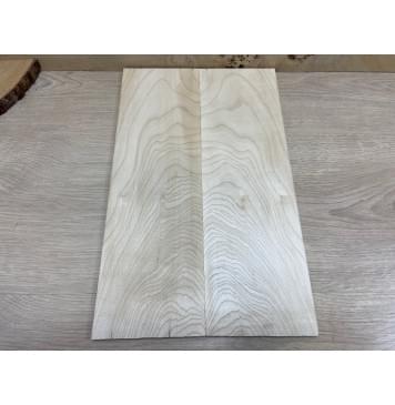 Клён Белый заготовка на топ для Тревел гитары Смешанный ААА 9х132х420 мм - 2 шт.(книжкой)-0