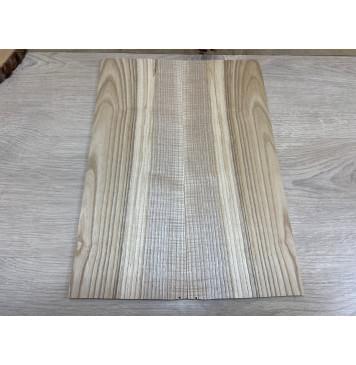 Ясень Оливковый Волнистый заготовка на топ для Тревел гитары Смешанный ААА Волна АА 7х146х400 мм - 2 шт. (книжкой)-3