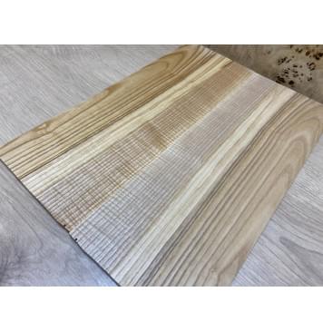 Ясень Оливковый Волнистый заготовка на топ для Тревел гитары Смешанный ААА Волна АА 7х146х400 мм - 2 шт. (книжкой)-1