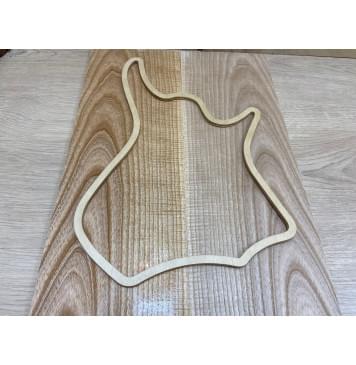 Ясень Оливковый Волнистый заготовка на топ для Тревел гитары Смешанный ААА Волна АА 7,5х156х430 мм - 2 шт. (книжкой)-3