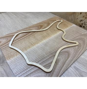 Ясень Оливковый Волнистый заготовка на топ для Тревел гитары Смешанный ААА Волна АА 7,5х156х430 мм - 2 шт. (книжкой)-1