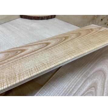 Ясень Оливковый Волнистый заготовка на топ для Тревел гитары Смешанный ААА Волна АА 7,5х156х430 мм - 2 шт. (книжкой)-0