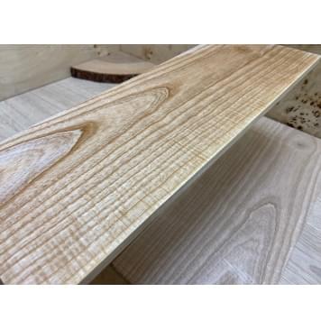 Ясень Оливковый Волнистый заготовка на топ для Тревел гитары Смешанный ААА Волна А 7,5х155х42 мм - 2 шт. (книжкой)-2