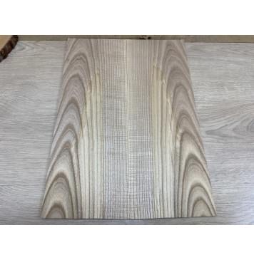 Ясень Оливковый Волнистый заготовка на топ для Тревел гитары Смешанный ААА Волна А 7х155х430 мм - 2 шт. (книжкой)-2