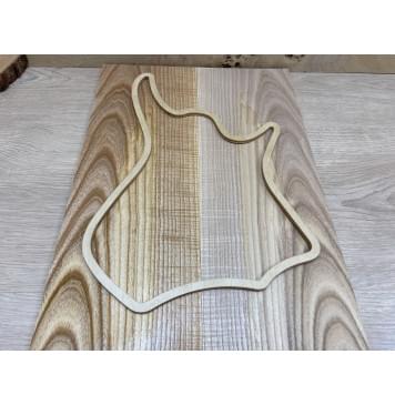 Ясень Оливковый Волнистый заготовка на топ для Тревел гитары Смешанный ААА Волна А 7х155х430 мм - 2 шт. (книжкой)-3