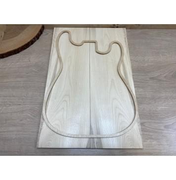 Клён Чёрный заготовка на топ Смешанный ААА 9х170х520 мм - 2 шт. (книжкой)-2