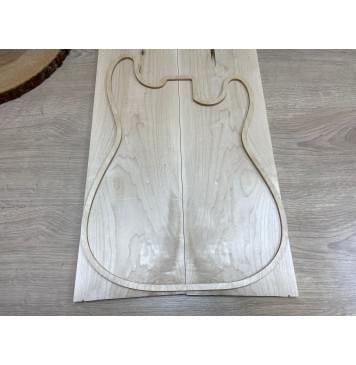 Клён Белый заготовка на топ Тангент АА 9х170х525 мм - 2 шт. (книжкой)-2