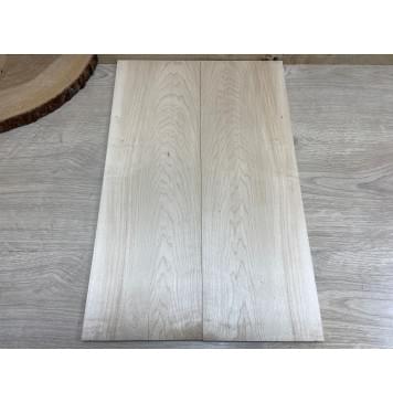 Клён Белый заготовка на топ Смешанный АА 8х156х490 мм - 2 шт. (книжкой)-0