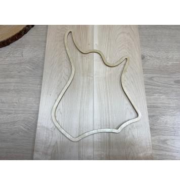 Клён Белый заготовка на топ Смешанный АА 8х156х490 мм - 2 шт. (книжкой)-2