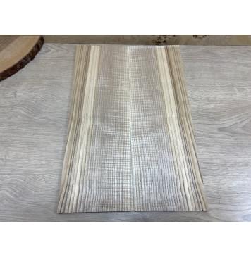 Ясень Оливковый Волнистый заготовка на топ для Тревел гитары Радиал АА Волна ААА 8х147х425 мм - 2 шт. (книжкой)-3