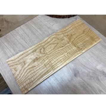 Ясень Белый Волнистый заготовка на топ Тангент АА Волна АА 19х183х470 мм - 2 шт. (книжкой)-2