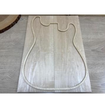 Клён Белый заготовка на топ Тангент АА 10х175х480 мм - 2 шт. (книжкой)-2