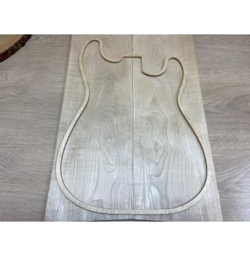 Клён Белый заготовка на топ Тангент ААА 10х177х520 мм - 2 шт. (книжкой)-2