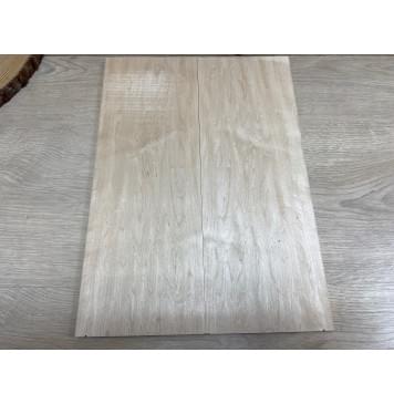 Клён Белый заготовка на топ Тангент А 10х152х410 мм - 2 шт. (книжкой)-0