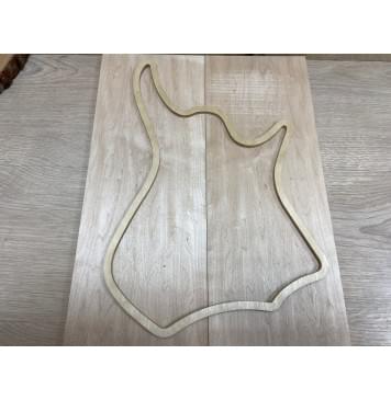 Клён Белый заготовка на топ Тангент А 10х152х410 мм - 2 шт. (книжкой)-1