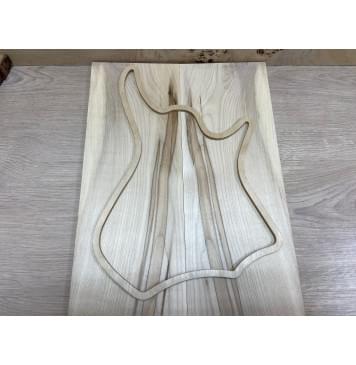 Клён Чёрный заготовка на топ для Тревел гитары Смешанный ААА 9х146-151х520 мм - 2 шт. (книжкой)-2