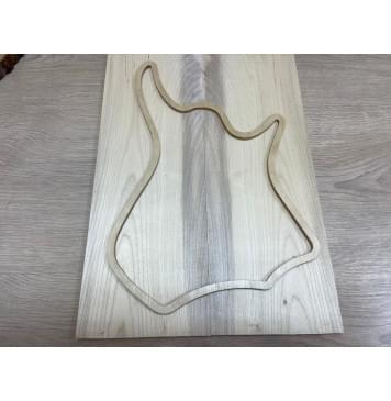 Клён Чёрный заготовка на топ Тревел Гитары Смешанный АА 9х147х410 мм - 2 шт. (книжкой)-1