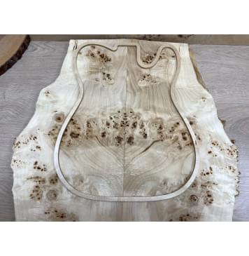 Тополь Кап заготовка на топ Смешанный ААА 20х150-250х490 мм - 2 шт. (книжкой)-3