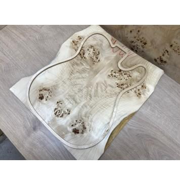 Тополь Кап заготовка на топ Смешанный ААА 23х190х420 мм - 2 шт. (книжкой)-0