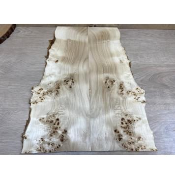 Тополь Кап заготовка на топ Смешанный ААА 10х130-180х495 мм - 2 шт. (книжкой)-0