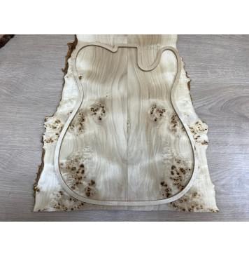 Тополь Кап заготовка на топ Смешанный ААА 10х130-180х495 мм - 2 шт. (книжкой)-3