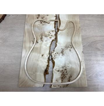 Тополь Кап заготовка на топ Смешанный ААА 10х130-180х495 мм - 2 шт. (книжкой)-2