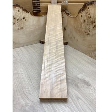 Ольха Волнистая заготовка грифа для электрогитары Радиал АА Волна ААА 28х94х655 мм-5