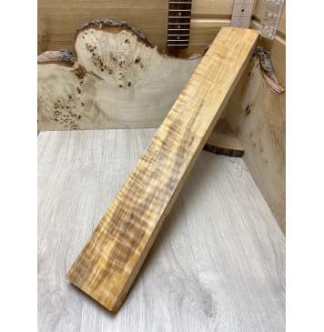 Ольха Волнистая заготовка грифа для электрогитары Смешанный ААА Волна ААА 27х94х650 мм-0