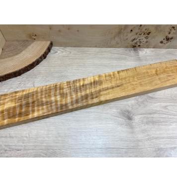 Ольха Волнистая заготовка грифа для электрогитары Смешанный ААА Волна ААА 27х94х650 мм-4