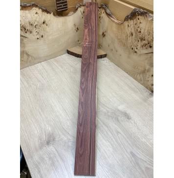 Эбен Красный заготовка накладки для бас-гитары Смешанный АА 10х64х755 мм-5