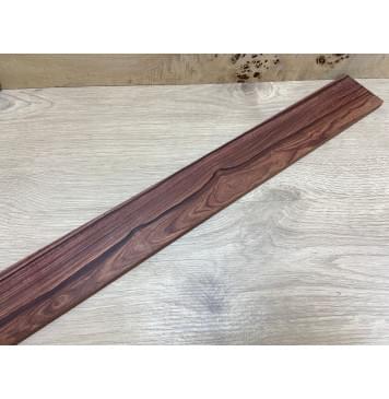 Эбен Красный заготовка накладки для бас-гитары Смешанный АА 10х64х755 мм-0