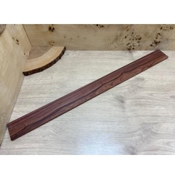 Эбен Красный заготовка накладки для бас-гитары Смешанный АА 10х64х755 мм-5