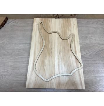 Ольха заготовка на топ для Тревел гитары Тангент ААА 19х140х430 мм - 2 шт. (книжкой) Ольха заготовка на топ для Тревел гитары Тангент ААА 19х140х430 мм - 2 шт. (книжкой)-1