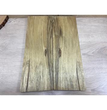 Корина Чёрная заготовка на топ для Тревел гитары Смешанный ААА 20х153х435 мм - 2 шт. (книжкой)-0