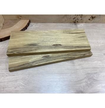 Корина Чёрная заготовка на топ для Тревел гитары Смешанный ААА 20х153х435 мм - 2 шт. (книжкой)-3