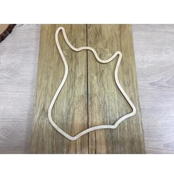 Корина Чёрная заготовка на топ для Тревел гитары Смешанный ААА 20х156х460 мм - 2 шт. (книжкой)-0