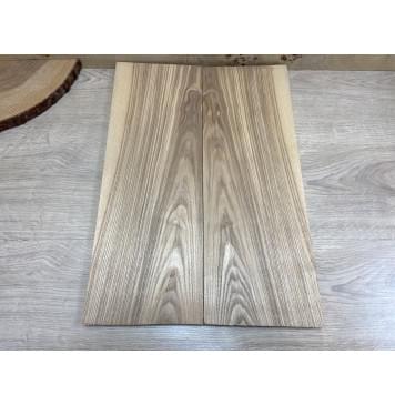 Ясень Оливковый заготовка на топ Смешанный АА 17х180х500 мм - 2 шт. (книжкой)-1