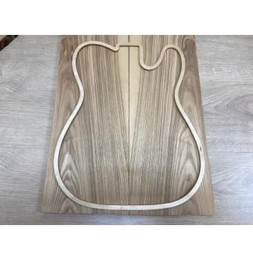 Ясень Оливковый заготовка на топ Смешанный АА 17х180х500 мм - 2 шт. (книжкой)-2