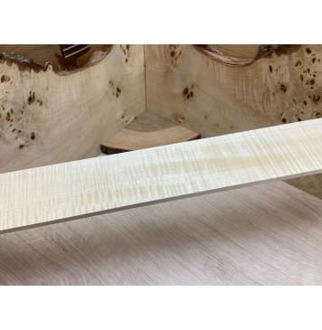 Клён Белый Явор, Волнистый заготовка накладки для электрогитары Радиал АА  Волна ААА 8х64х570 мм-4