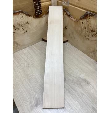 Клён заготовка накладки для бас-гитары Радиал АА 9х106х685 мм-0