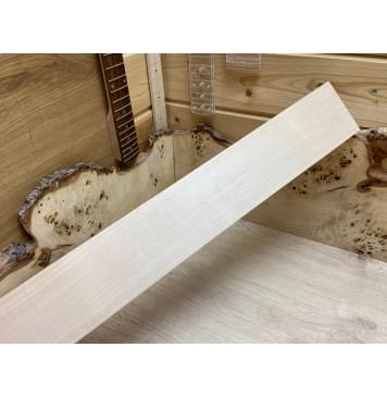 Клён Белый заготовка накладки для бас-гитары Радиал АА 9х16х685 мм-2