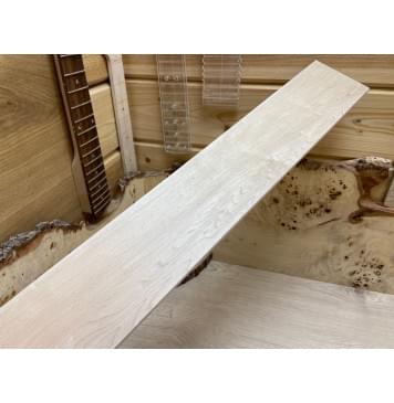 Клён заготовка накладки для бас-гитары Смешанный АА 9х96х750 мм-1