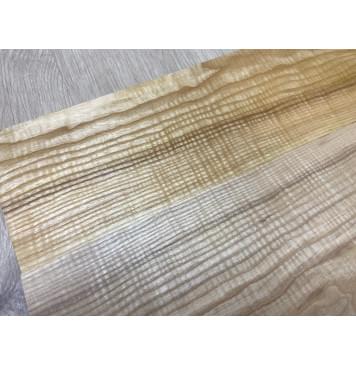 Ясень Оливковый Волнистый заготовка на топ для Тревел гитары Смешанный ААА Волна АА 8,5х142х445 мм - 2 шт. (книжкой)-3