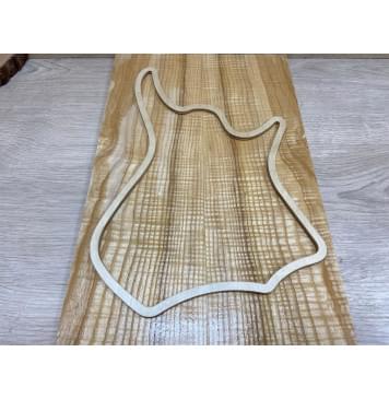 Ясень Оливковый Волнистый заготовка на топ для Тревел гитары Смешанный ААА  Волна ААА 8,5х142х475 мм - 2 шт. (книжкой)-0